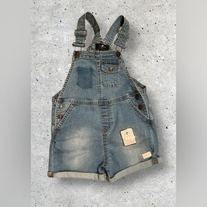 NWOT 7 For All Mankind Toddler Short Overalls*